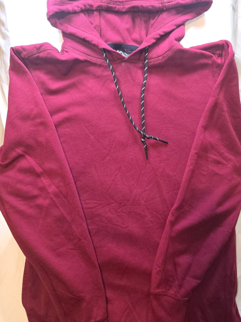 Jockey Maroon Pullover Hoodie with Contrast Drawcord